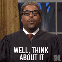 Well Think About It Thurgood Marshall GIF - Well Think About It Thurgood Marshall Saturday Night Live GIFs