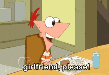 Phineas Girlfriend GIF - Phineas Girlfriend Girl Please GIFs