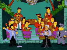Tito Puente Le Manda Un Mensaje Al Señor Burns GIF - Señor Burns Sr Burns Los Simpsons GIFs