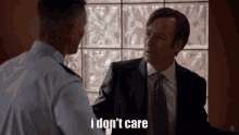 Better Call Saul I Dont Care GIF - Better Call Saul I Dont Care So What GIFs