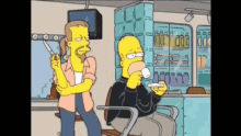 Bald Homer GIF