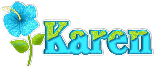 Name Karen Sticker - Name Karen Sparkle Stickers