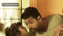 Kiss.Gif GIF - Kiss Jayan Ravi Father Love GIFs