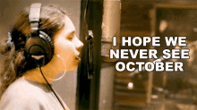 I Hope We Never See October Alessia Cara GIF - I Hope We Never See October Alessia Cara October Song GIFs