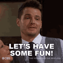 Lets Have Some Fun Kyle Abbott GIF - Lets Have Some Fun Kyle Abbott The Young And The Restless GIFs