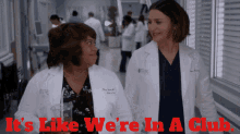 Greys Anatomy Amelia Shepherd GIF - Greys Anatomy Amelia Shepherd Its Like Were In A Club GIFs
