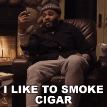 I Like To Smoke Cigar Kevin Gates GIF