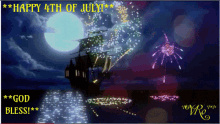 Happy4th Of July Fireworks GIF - Happy4th Of July Fireworks Sailboat GIFs