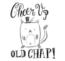 Old Chap GIF - Cheer Up Comfort Gentleman Cat GIFs