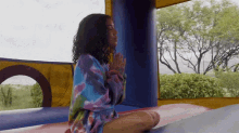 Meditating Jhene Aiko GIF - Meditating Jhene Aiko Born Tired GIFs