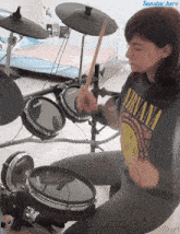 Drum Drumming GIF - Drum Drumming Drum Girl GIFs