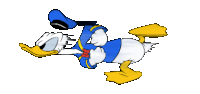 Donald Duck Run Sticker