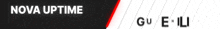 a black and white background with the words nova uptime written on it