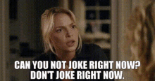 Knocked Up Alison Scott GIF - Knocked Up Alison Scott Can You Not Joke Right Now GIFs