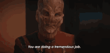 You Are Doing A Tremendous Job Cmdr Saru GIF - You Are Doing A Tremendous Job Cmdr Saru Doug Jones GIFs