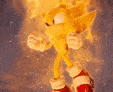 Super Sonic Sonic The Hedgehog GIF - Super Sonic Sonic The Hedgehog Transformation GIFs
