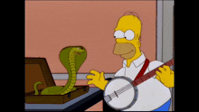 Simpson Homer Simpson GIF - Simpson Homer Simpson Guitare GIFs