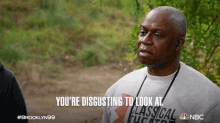 Youre Disgusting To Look At Raymond Holt GIF - Youre Disgusting To Look At Raymond Holt Brooklyn Nine Nine GIFs