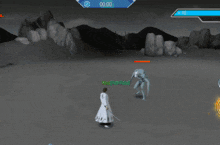 a screenshot of a video game shows a character named xeis