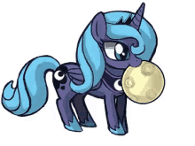 full moon mlp luna cute my little pony