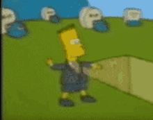 Bart Bart Simpson GIF - Bart Bart Simpson Funeral GIFs