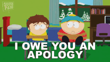 I Owe You An Apology Eric Cartman GIF - I Owe You An Apology Eric Cartman South Park GIFs