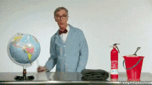 Bill Nye World On Fire GIF