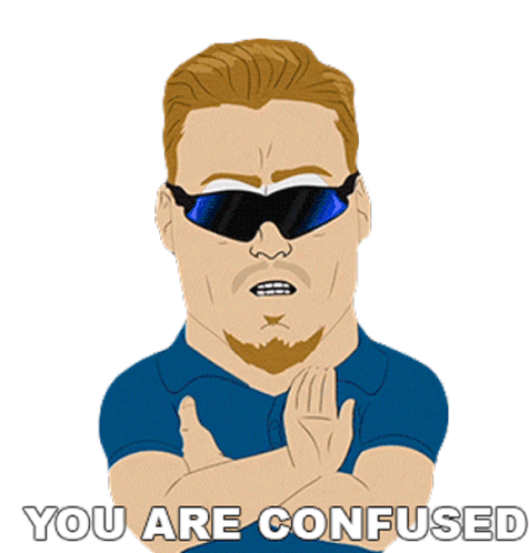 You Are Confused Pc Principal Sticker - You Are Confused Pc Principal South Park Stickers