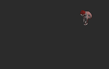 a 3d rendering of a person jumping in the air .