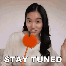 Stay Tuned Kaiti Yoo GIF - Stay Tuned Kaiti Yoo Keep Posted GIFs