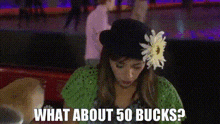 Parks And Rec Ann Perkins GIF - Parks And Rec Ann Perkins What About 50 Bucks GIFs