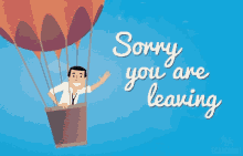 Sorry You Are Leaving Good Bye GIF - Sorry You Are Leaving Good Bye Bye GIFs