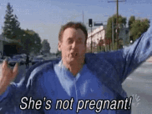 She'S Not Pregnant! - Scrubs GIF