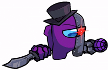 robot purple