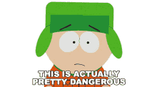 this is actually pretty dangerous kyle broflovski south park s16e6 i should never have gone ziplining