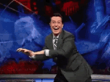 Celebrating Colbert GIF - Celebrating Colbert Dancing GIFs