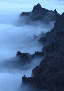 Fog Mountain GIF - Fog Mountain GIFs