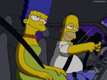 Homer Marge GIF - Homer Marge Headbang GIFs