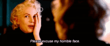 Please Excuse My Horrible Face - My Week With Marilyn GIF - My Week With Marilyn Michelle Williams Marilyn Monroe GIFs