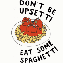 eat eating spaghetti pasta