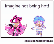 cookie run popping candy cookie sparkling glitter cookie imagine imagine not being hot