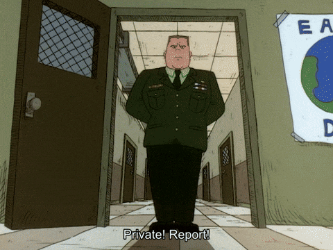 The Lieutenant steps out of the way to present his son