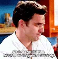 Do I Regret It Yes Would I Do It Again Probably New Girl GIF