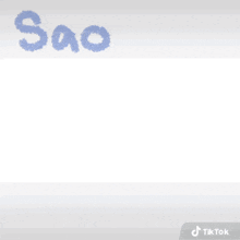 a white background with blue writing that says sao anh chưa nhận cho em