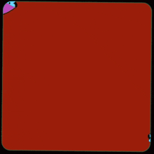 arabic writing on a red background with flowers in the background