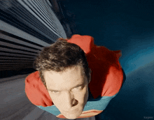 a man in a superman costume is flying through the air with the caption kepler