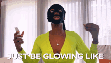 Just Be Glowing Like Kash Doll GIF - Just Be Glowing Like Kash Doll Stay Home GIFs