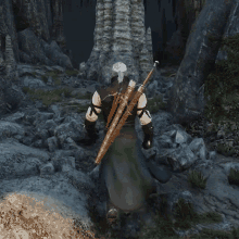 Exploring The Cave Geralt Of Rivia GIF - Exploring The Cave Geralt Of Rivia The Witcher GIFs