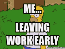 Me Leaving Work Early Me GIF - Me Leaving Work Early Me Irl GIFs