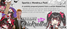 Sparkle Rick Roll GIF - Sparkle Rick Roll Hsr Meme GIFs